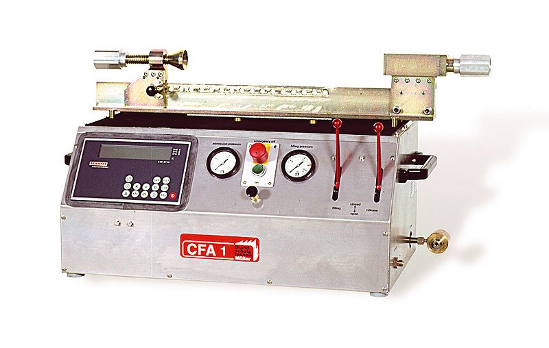 plnící stroj na CO2 - CFA 1 - 2,5 kg/min